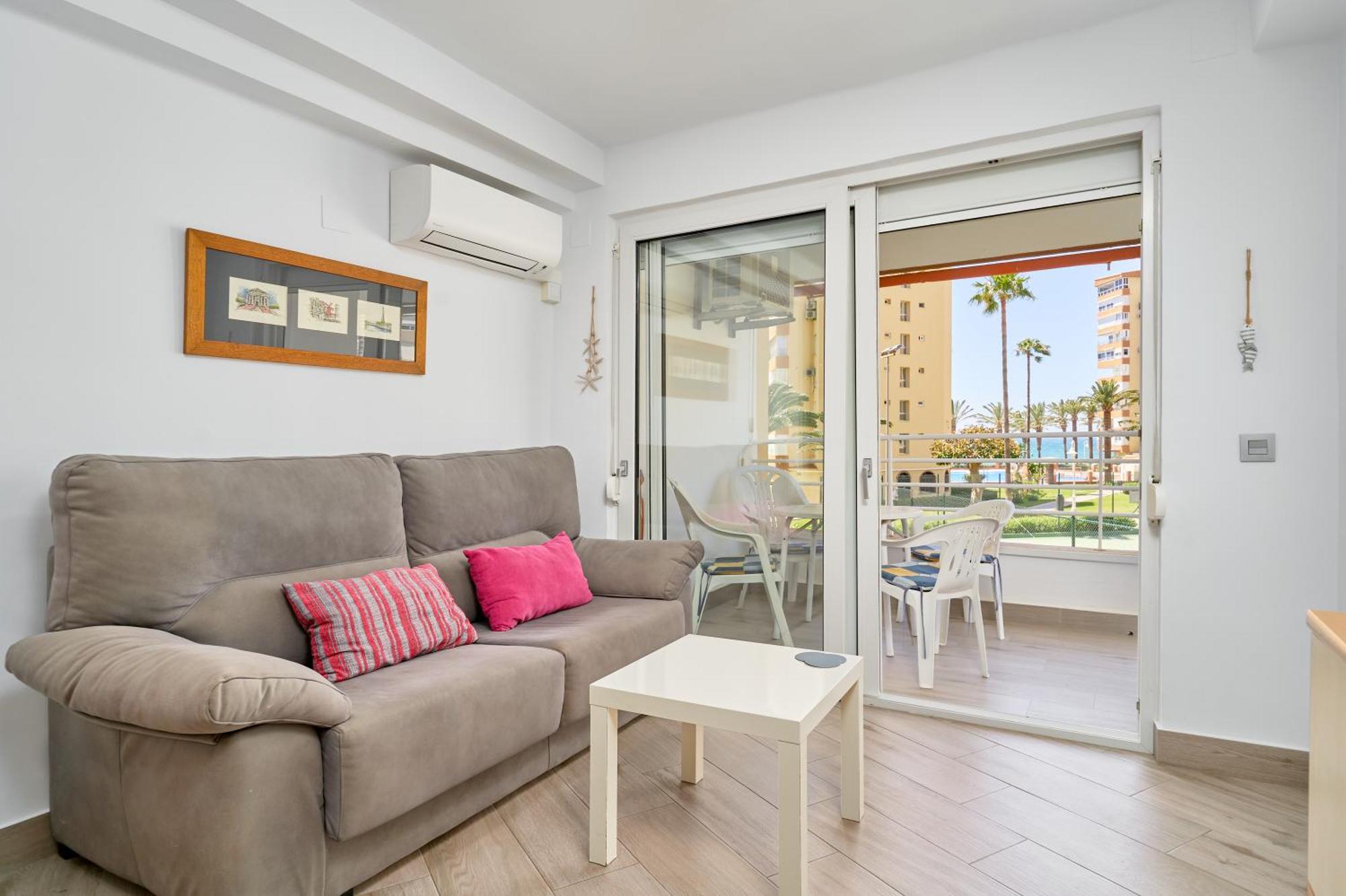 Apartamento Primera Linea Playa Algarrobo Costa Extérieur photo